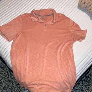 Salmon colored polo